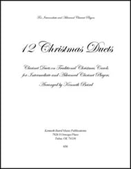 12 Christmas Duets for Clarinets EPRINT cover Thumbnail